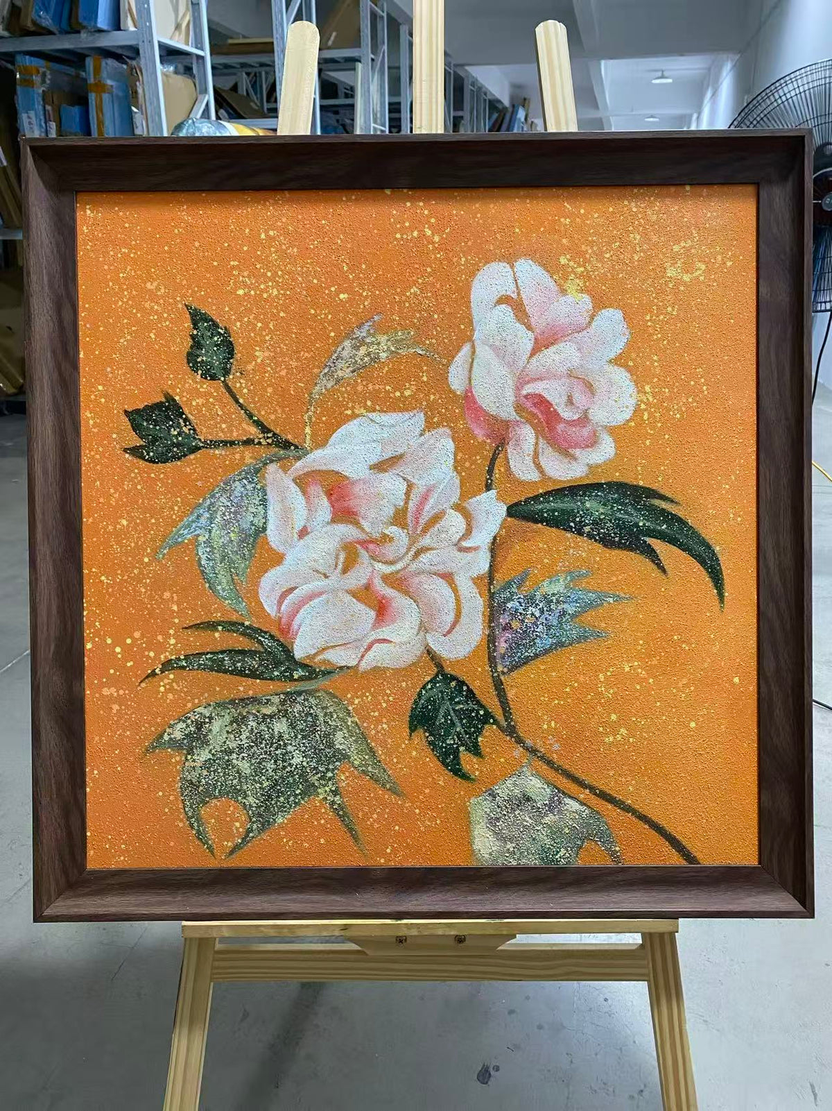 Camellia on Copper