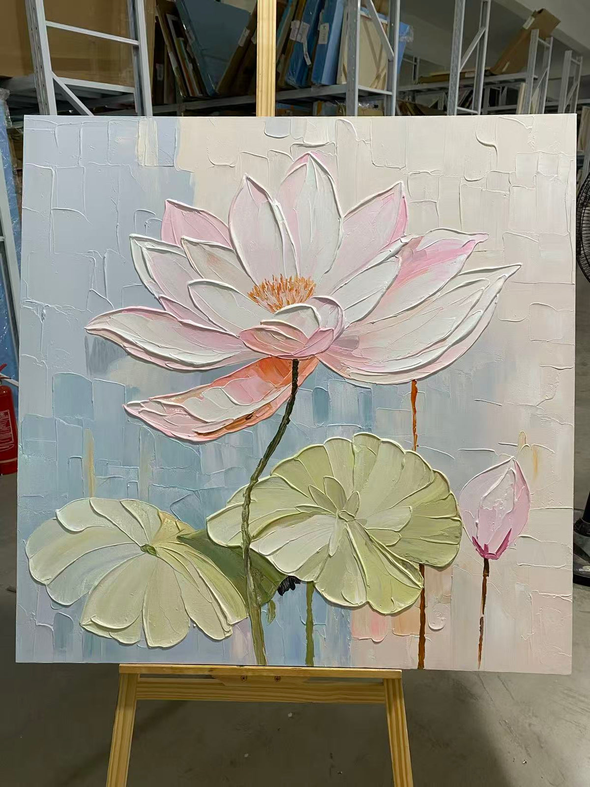 Pink Lotus in Relief