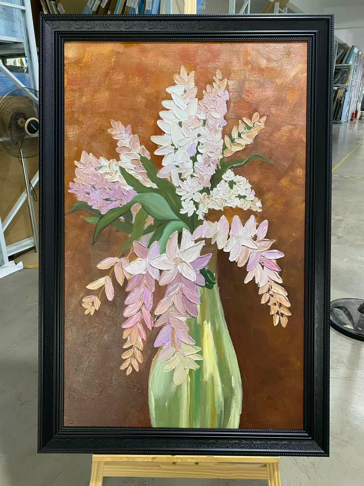 Lilac in a Glass Vase