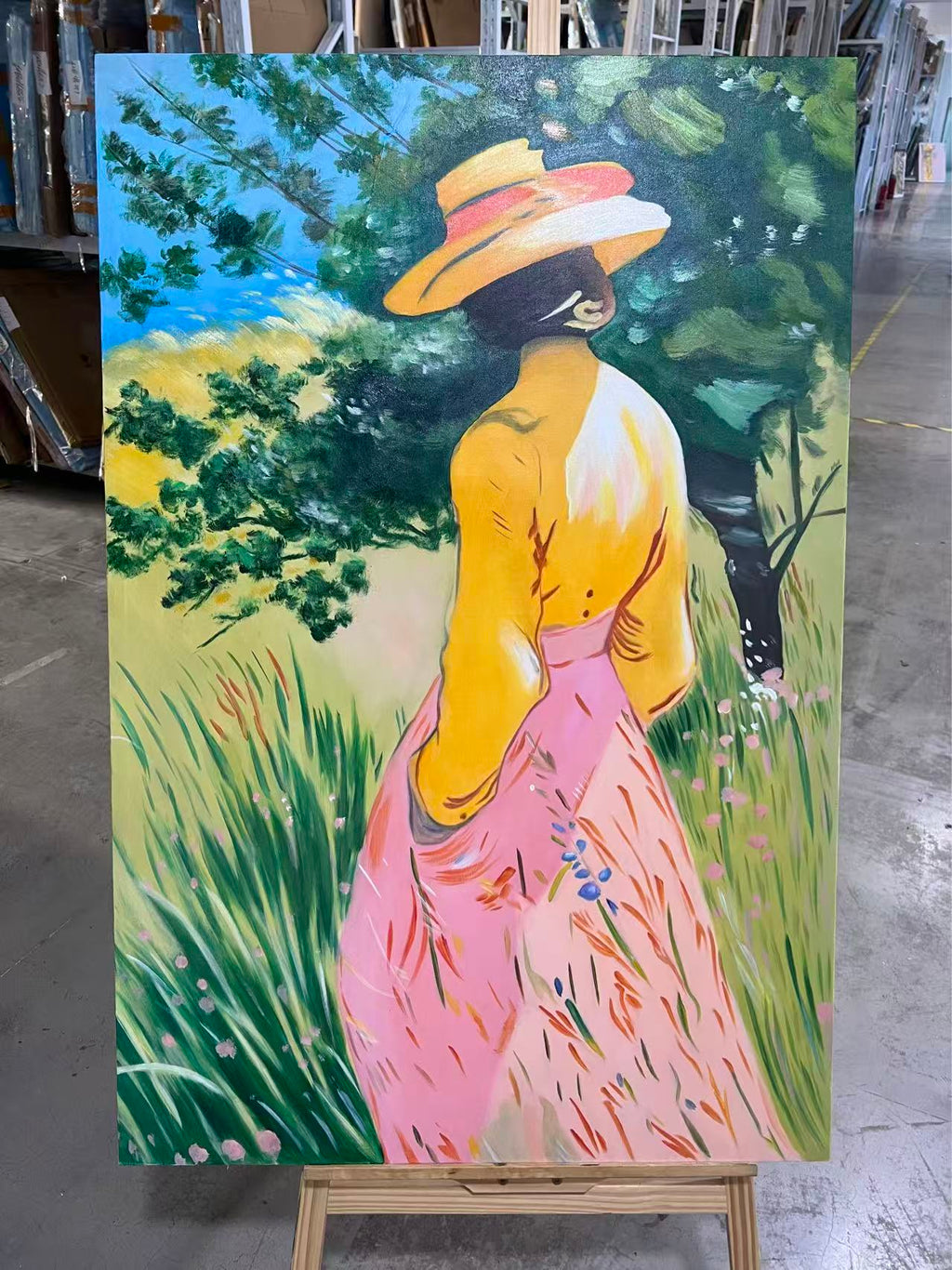 Woman in the Summer Meadow