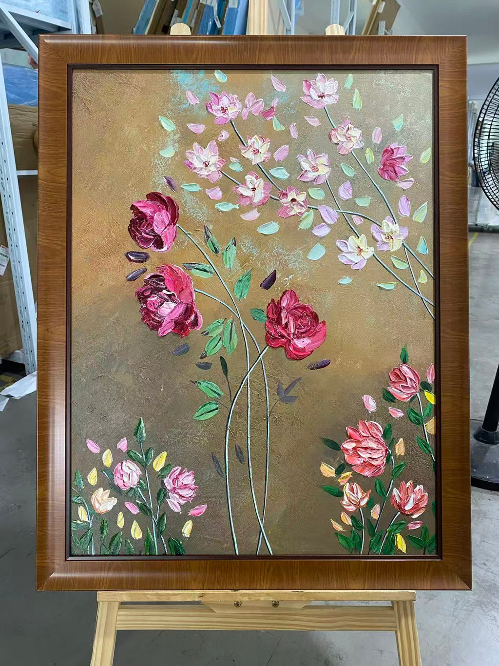 Sculpted Roses on Bronze