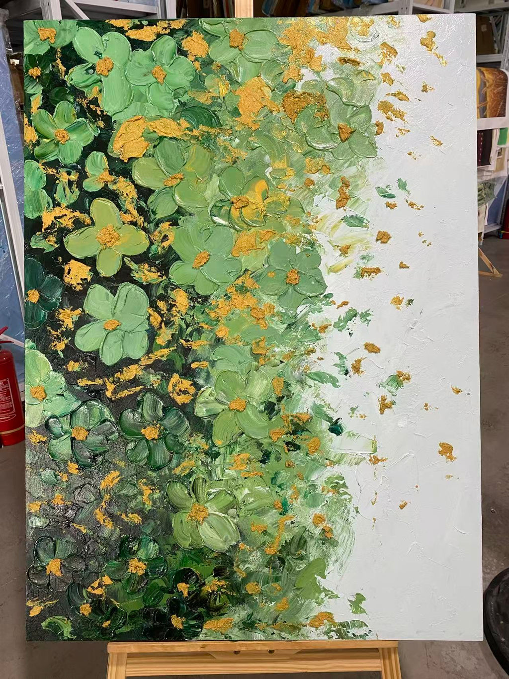 Jade Blossom Wall