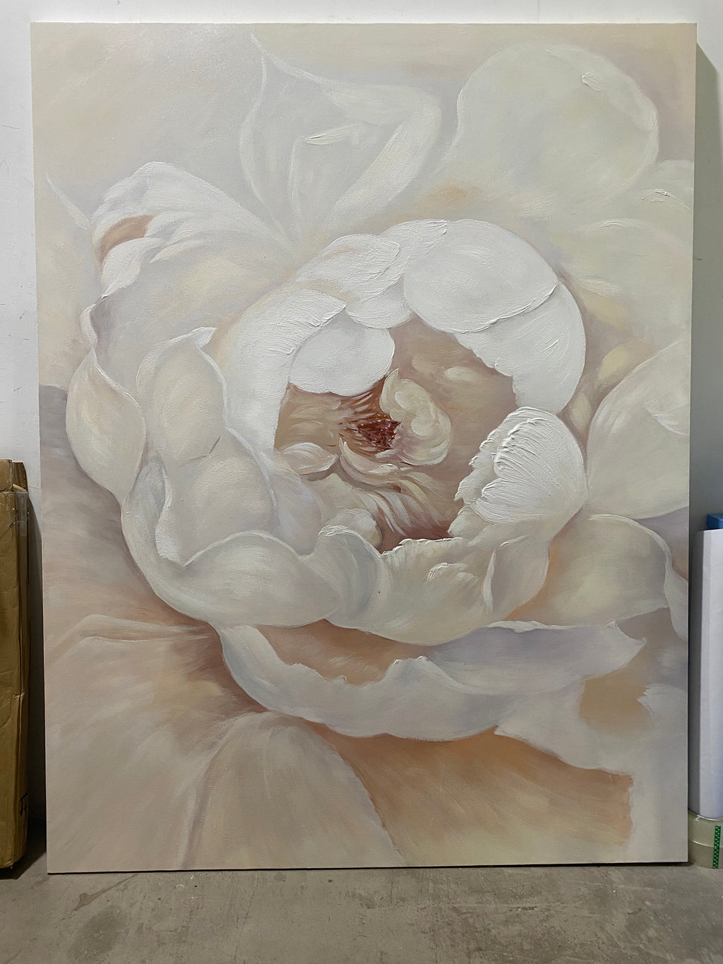 White Peony Close-up