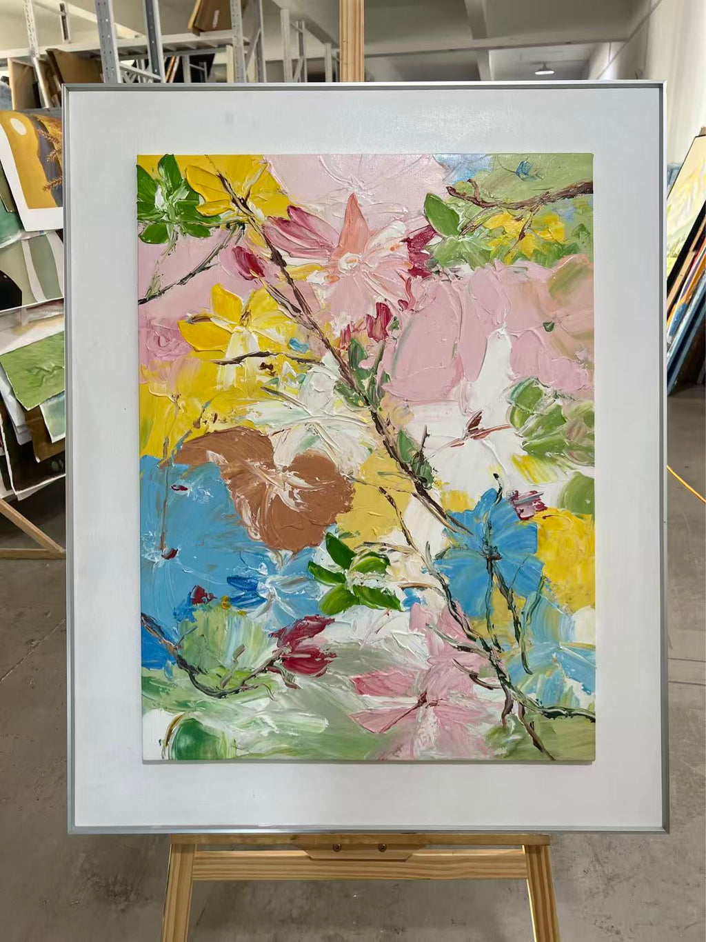 Blossom Branch in Spring Colour