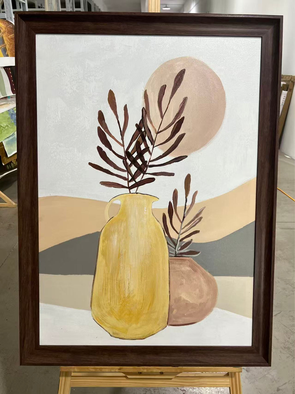 Vases and a Rust Sun