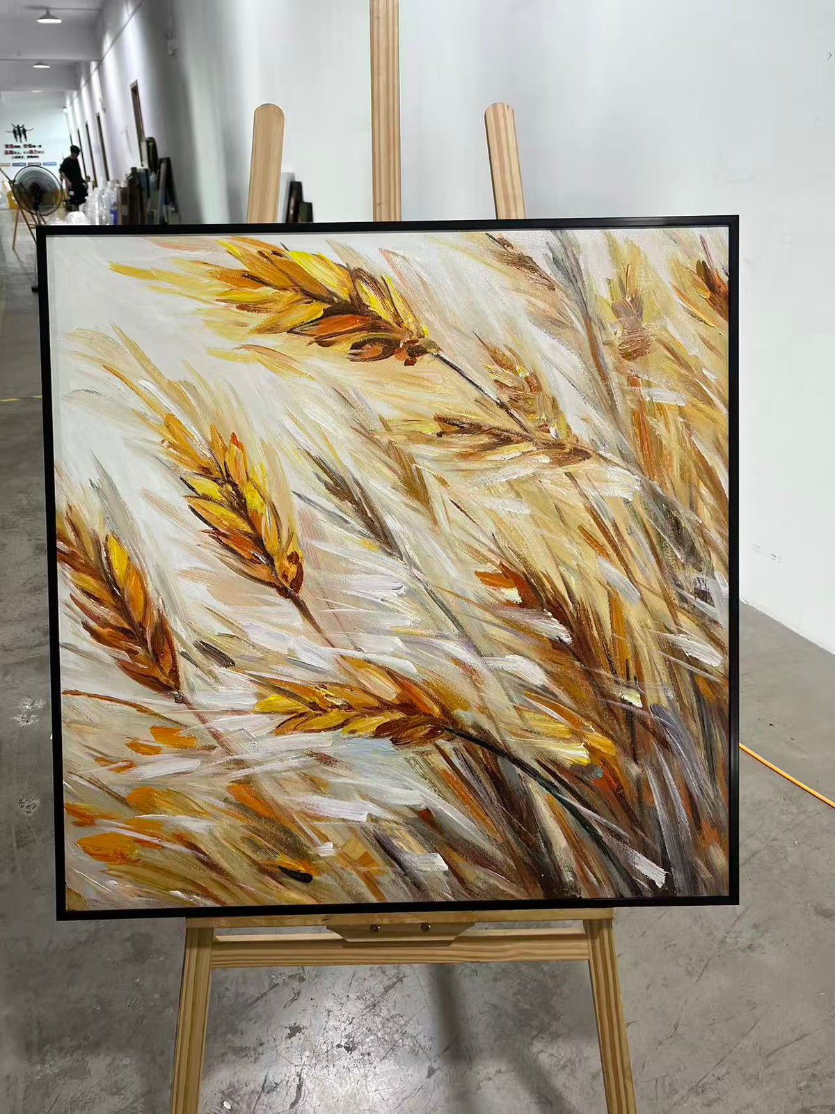 Golden Wheat in the Wind