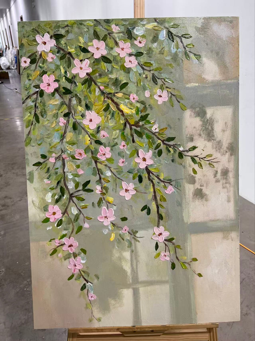 Trailing Blossoms by the Window