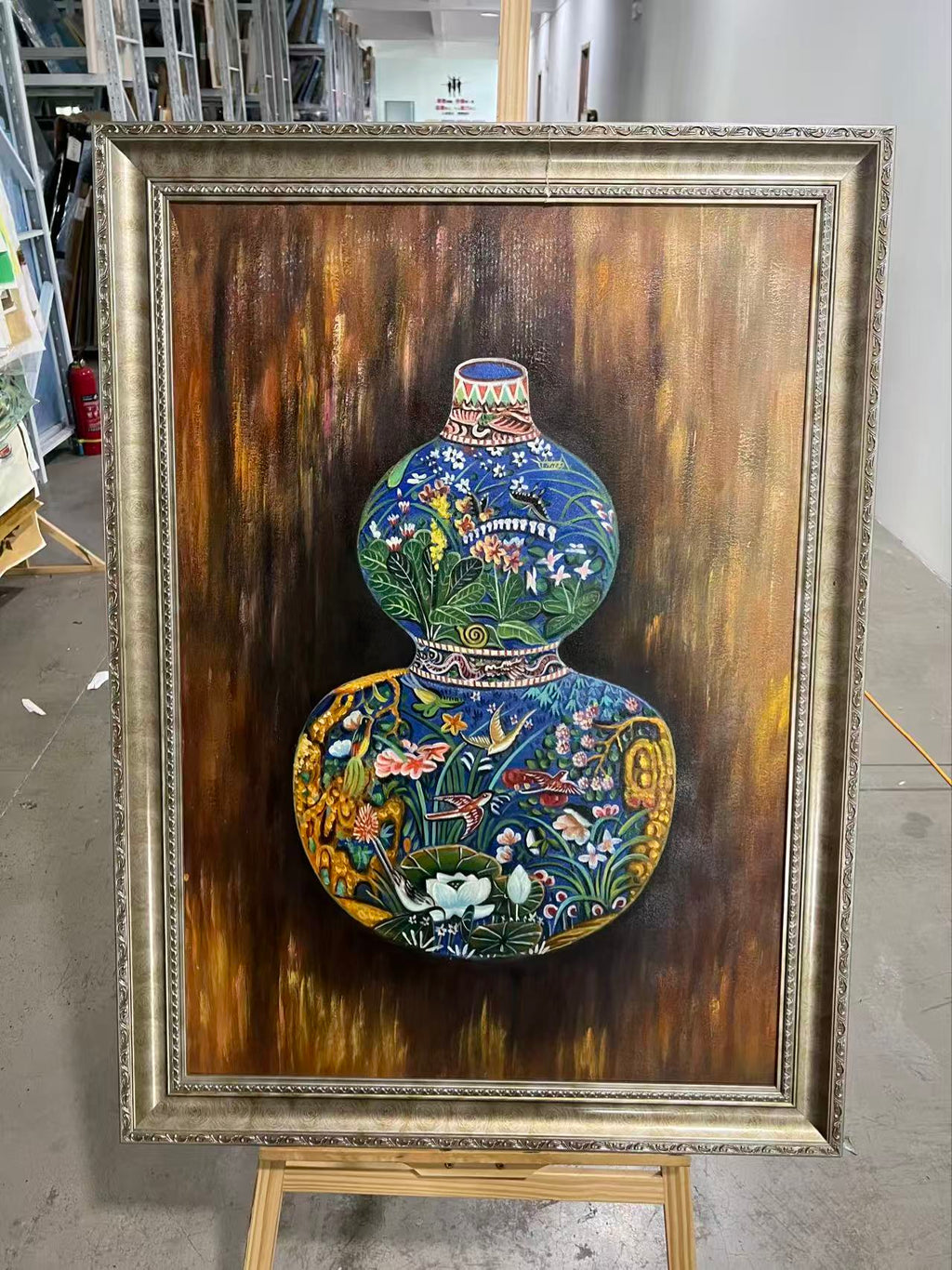 Cloisonné Gourd Vase