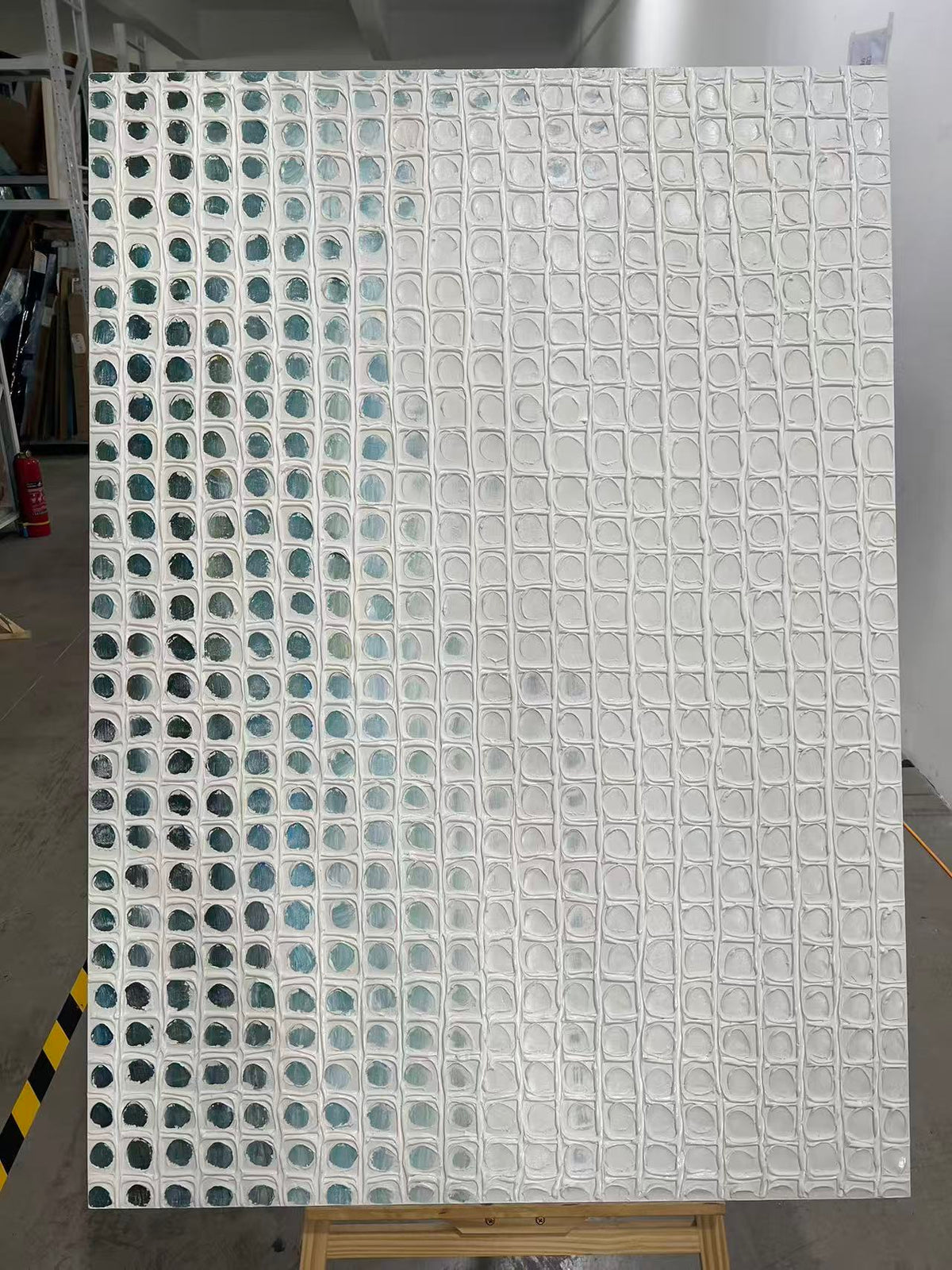 Silver Grid Texture