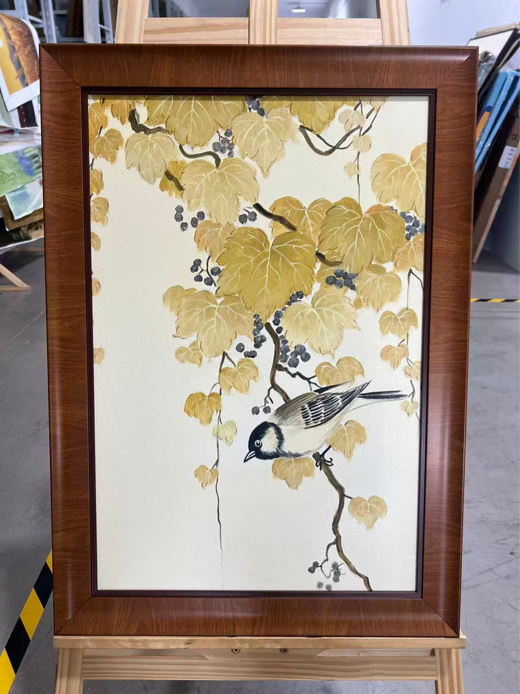 Tit among Golden Vines