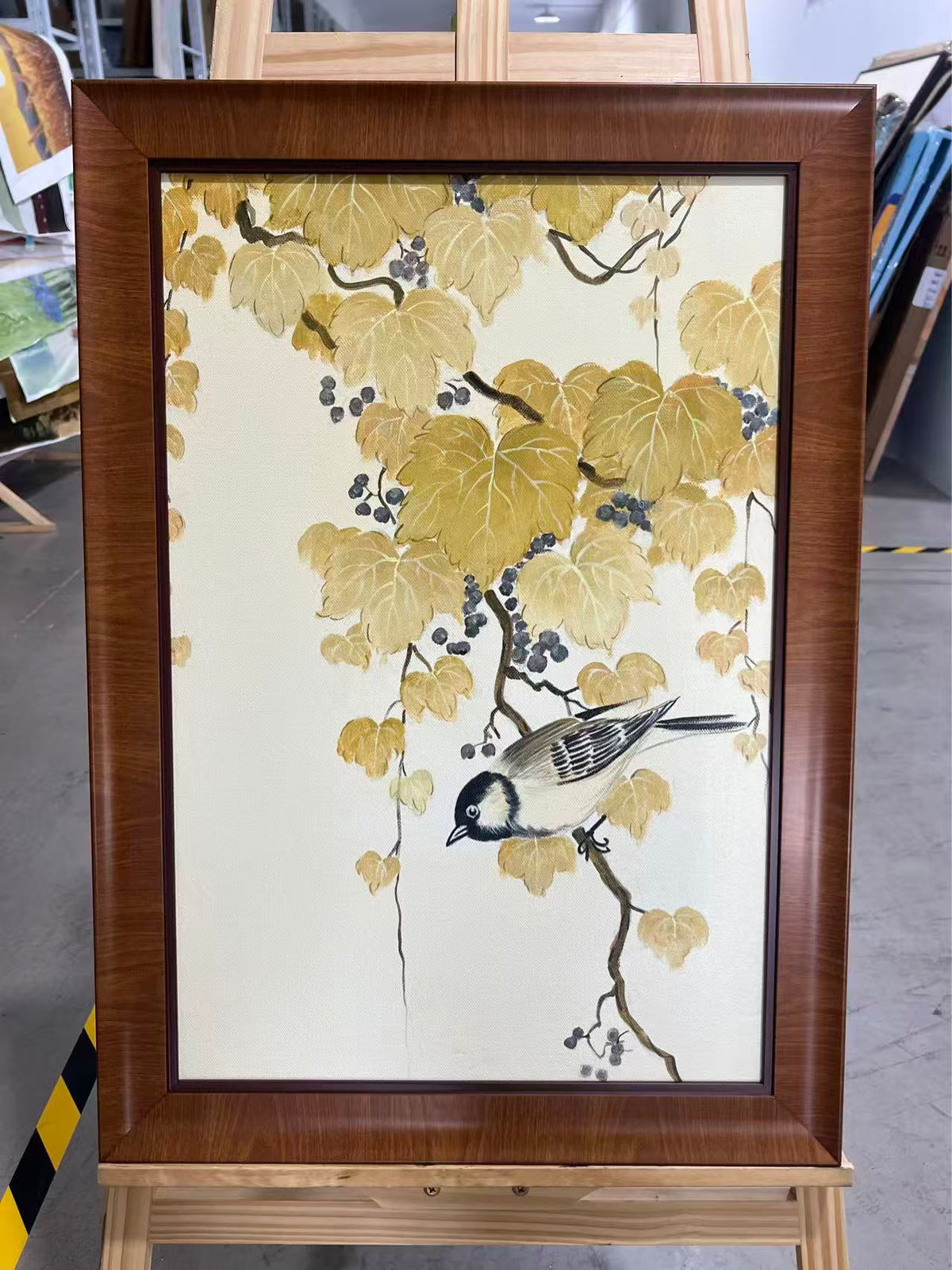 Tit among Golden Vines