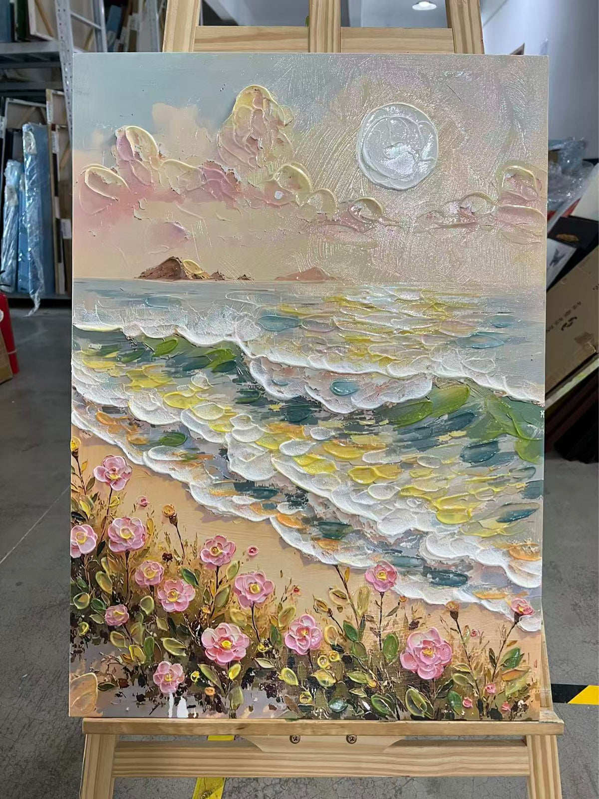 Roses by the Sunlit Sea