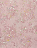 Pale pink petals drifting across a blush ground in soft dabs