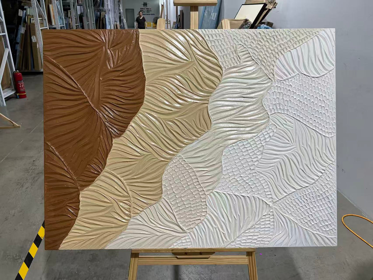 Carved Leaf Waves