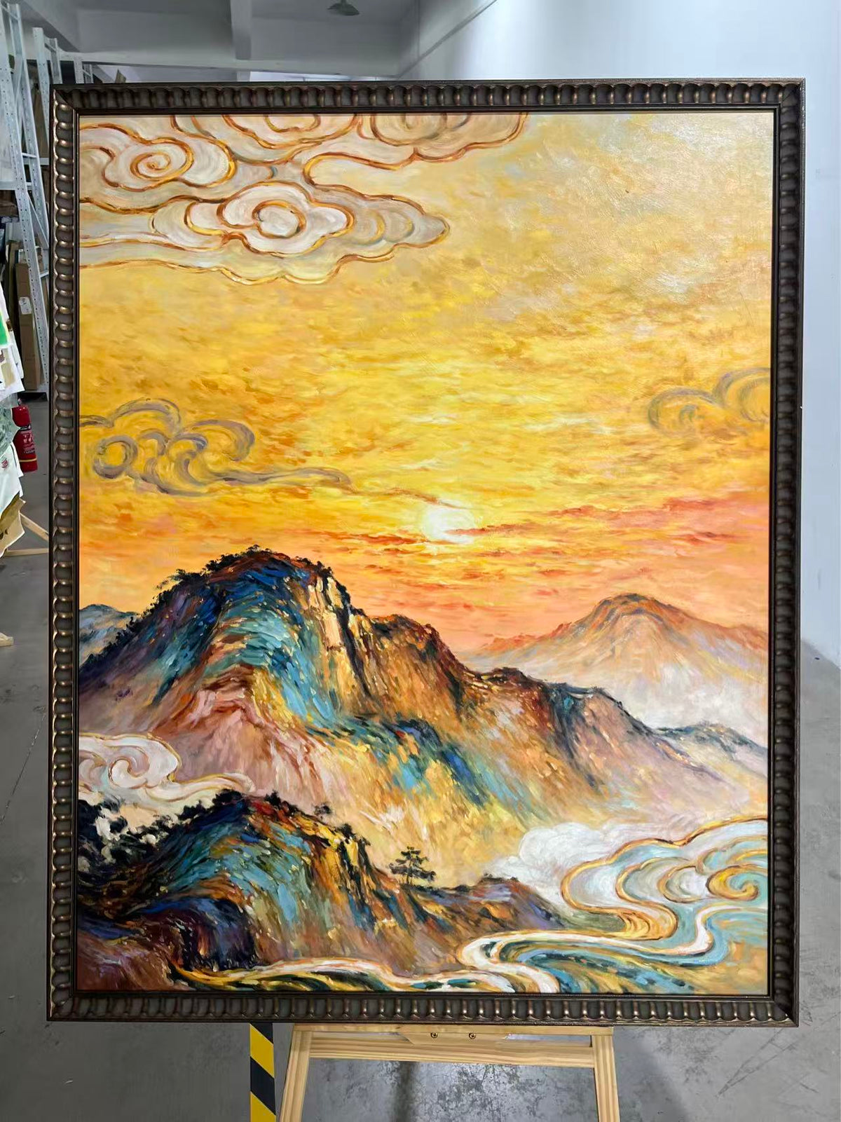 Sunset over Cloud Peaks