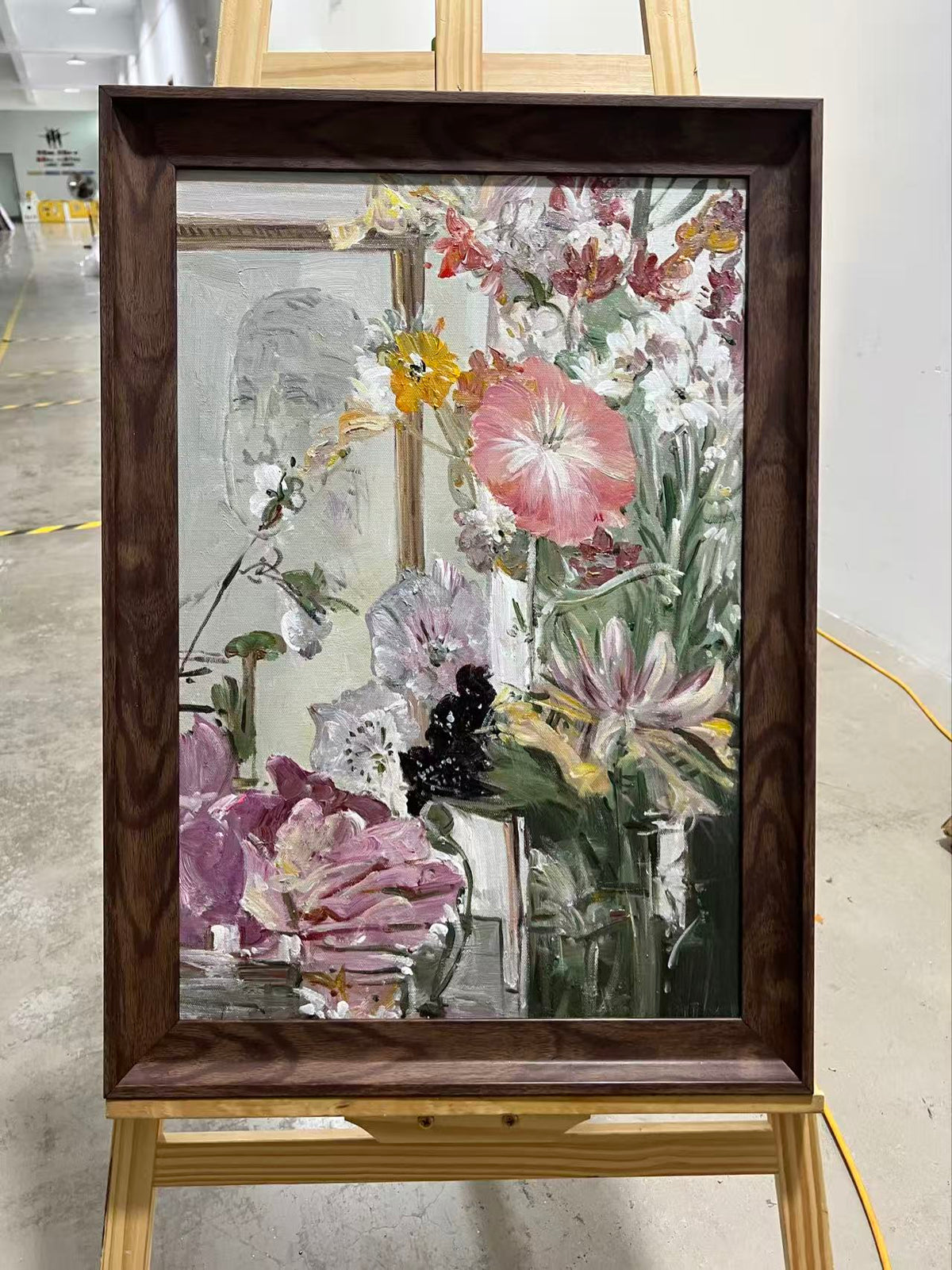 Summer Bouquet by the Mirror