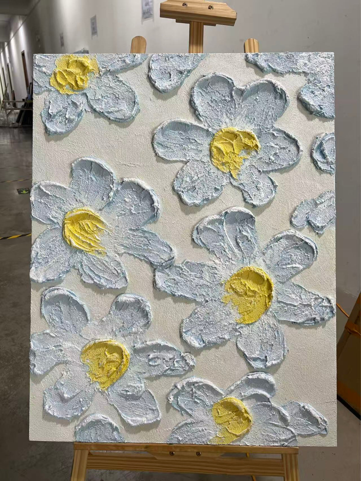 Blue Petals and Gold