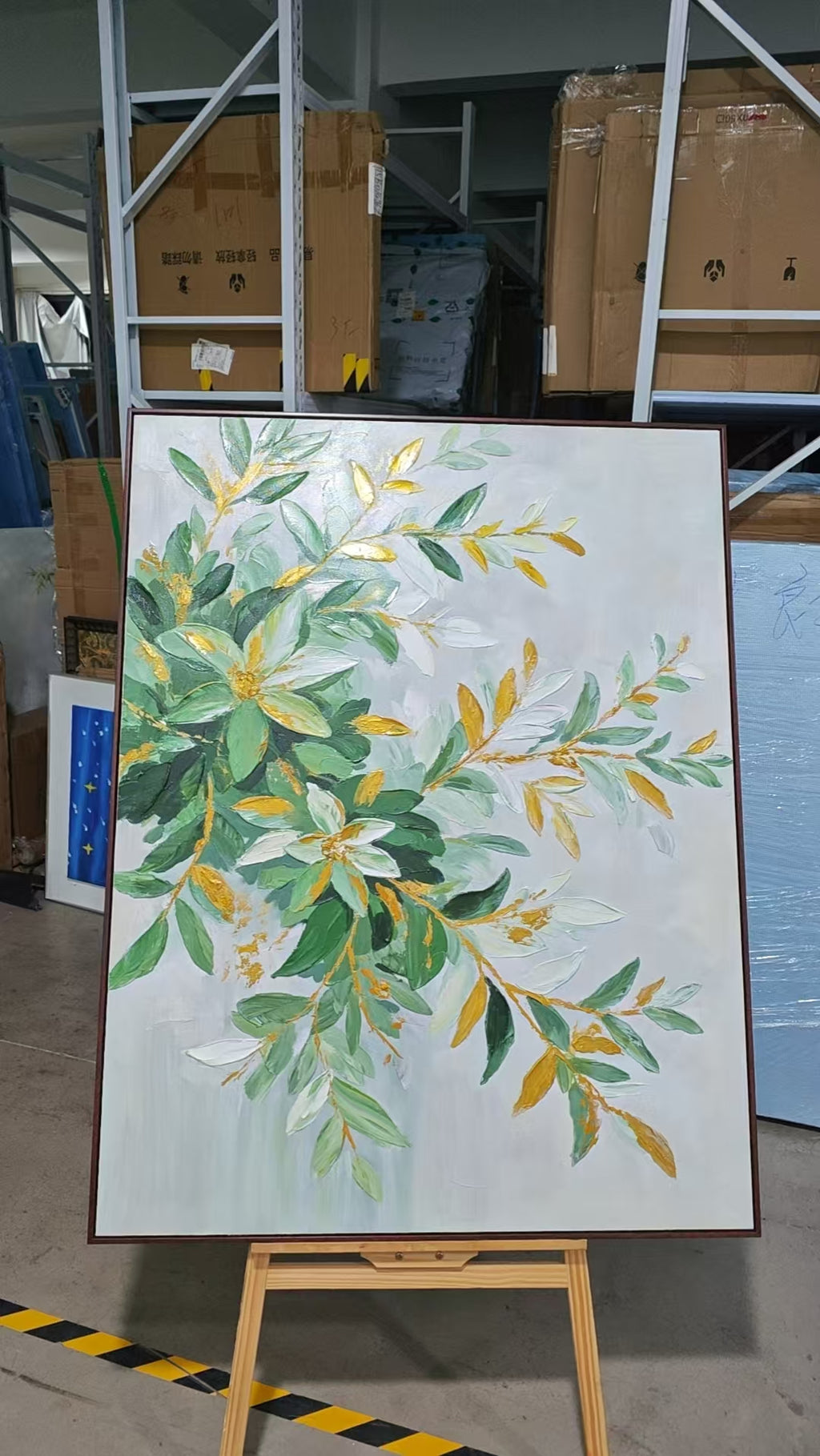 Sage Leaves with Gold