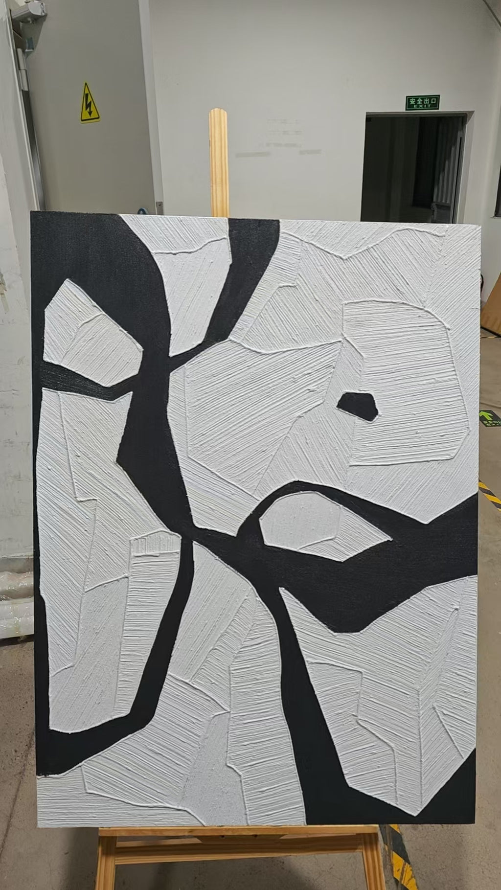 Carved Black and White