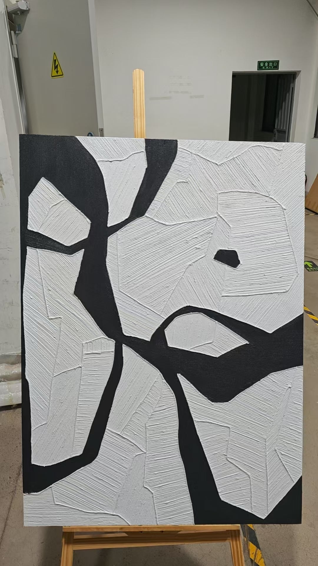 Carved Black and White