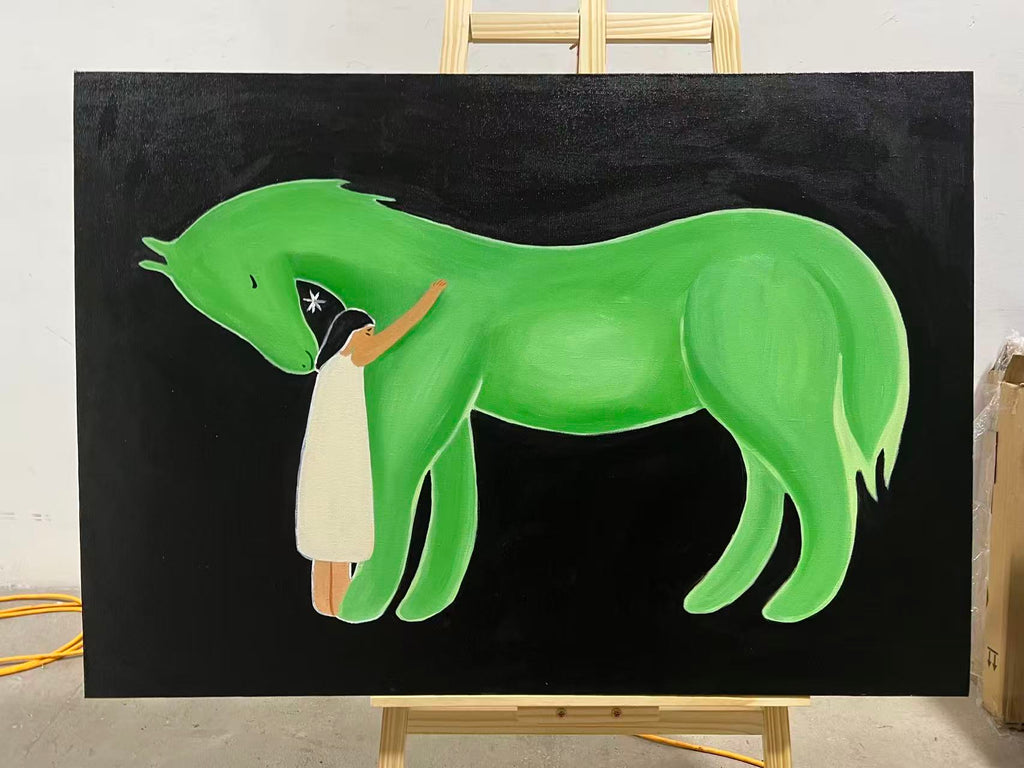 Hug the Green Horse