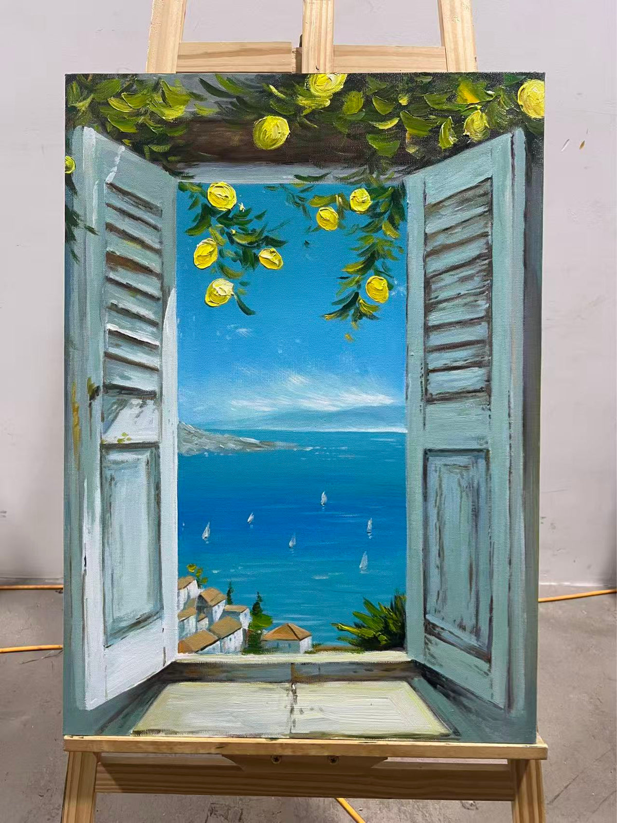 Lemon Shutters onto the Sea