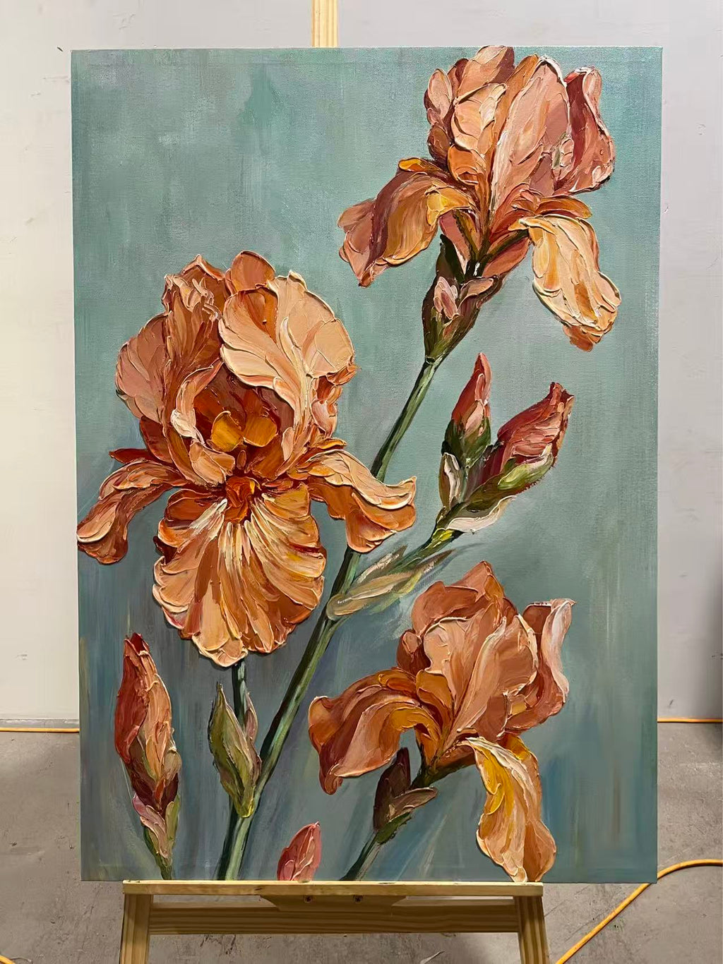 Apricot Irises