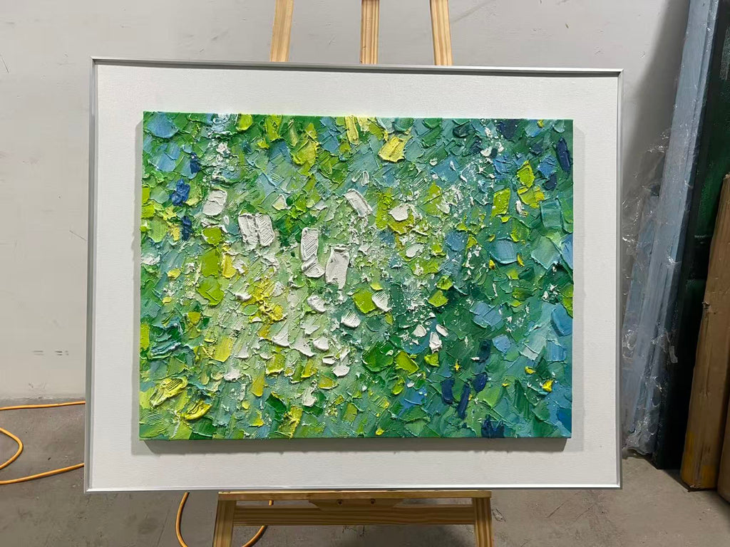 Spring Green Abstract