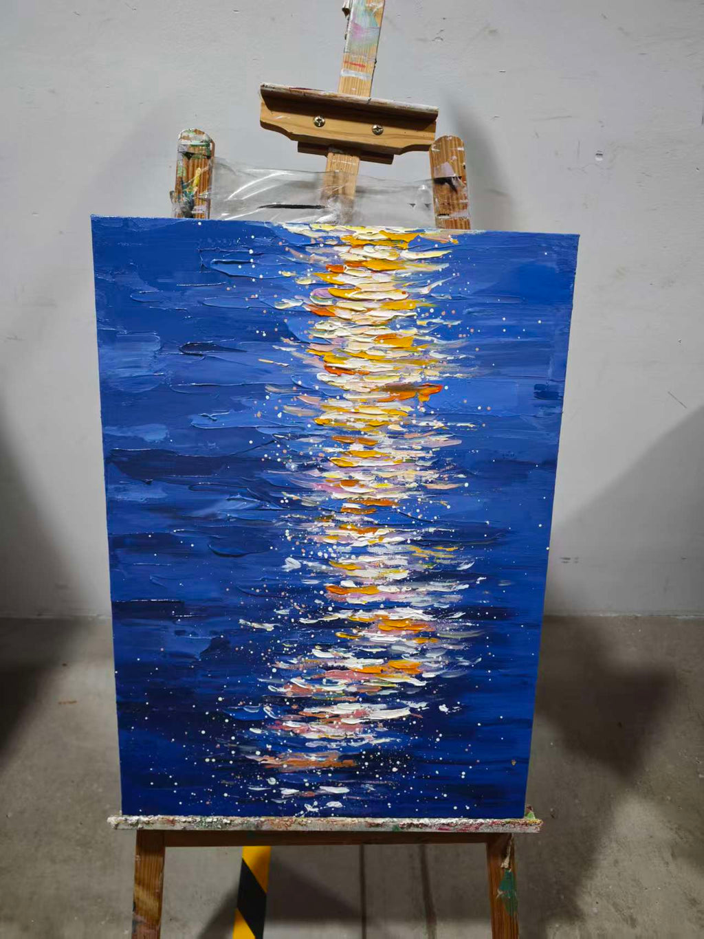 Moonlit Path on Navy Water