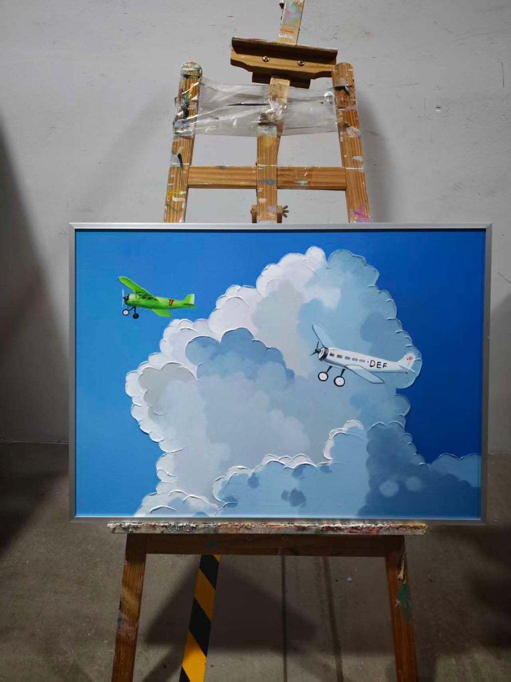 Biplanes in the Clouds