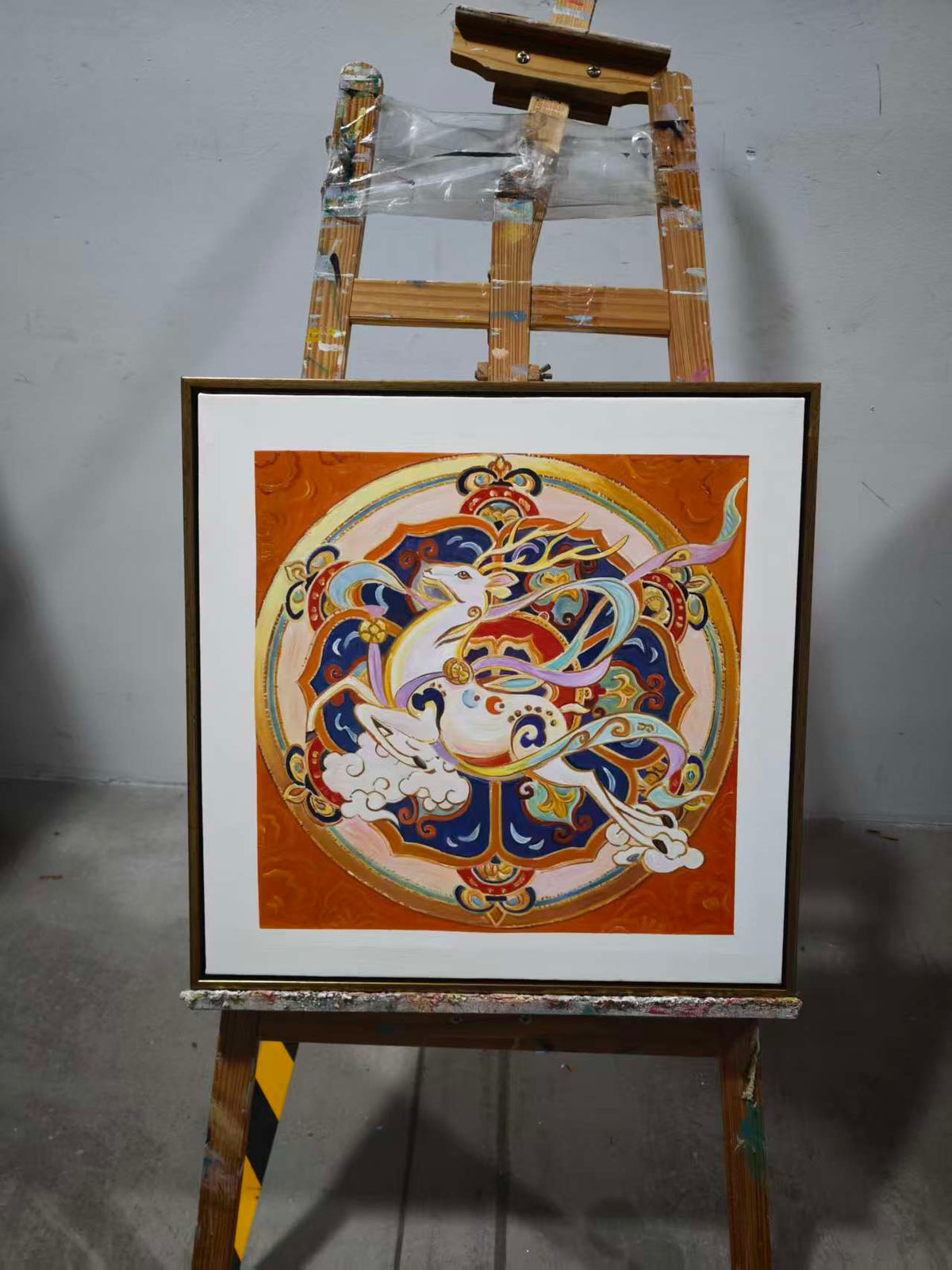 Celestial Deer Medallion