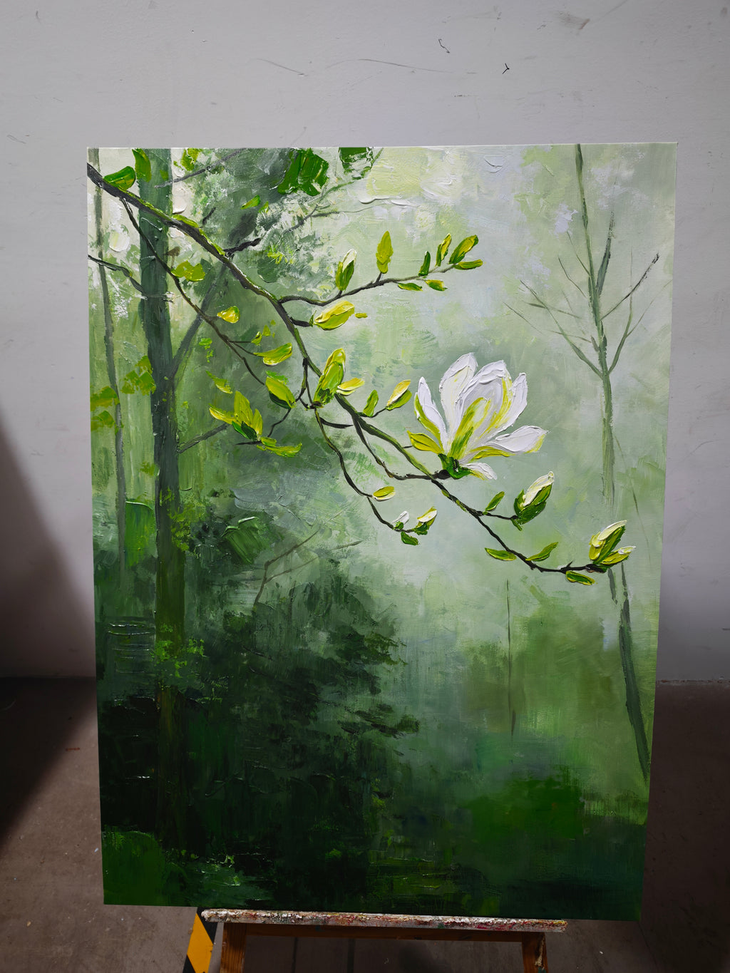 Magnolia in the Misty Wood