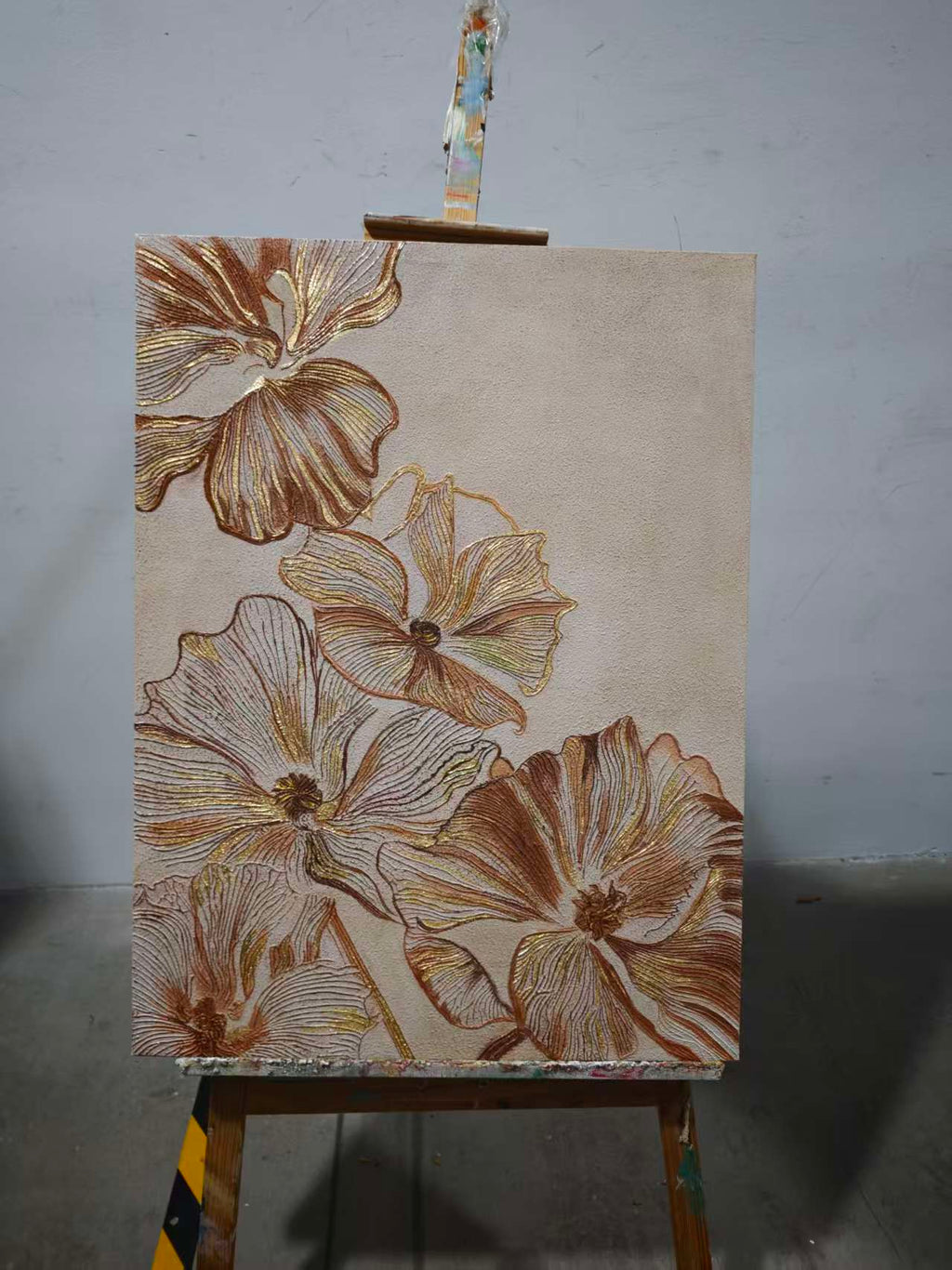 Copper Blossom Outlines