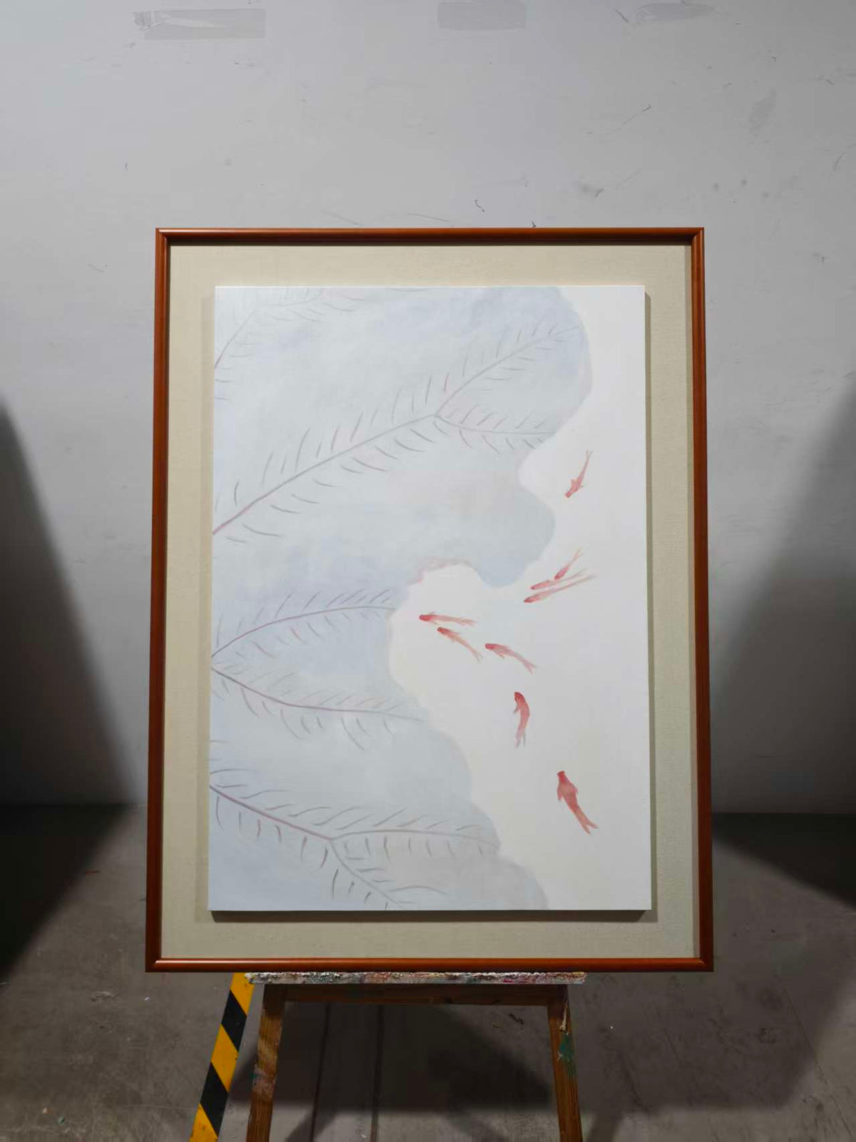 Koi in Silk Mist