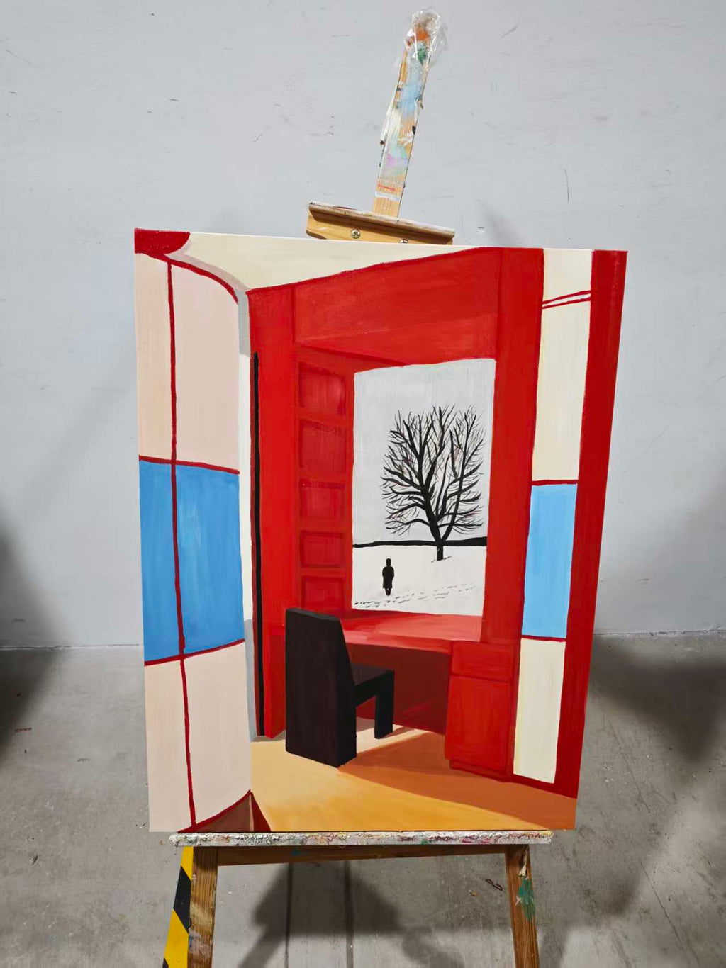 Red Room, Winter Window