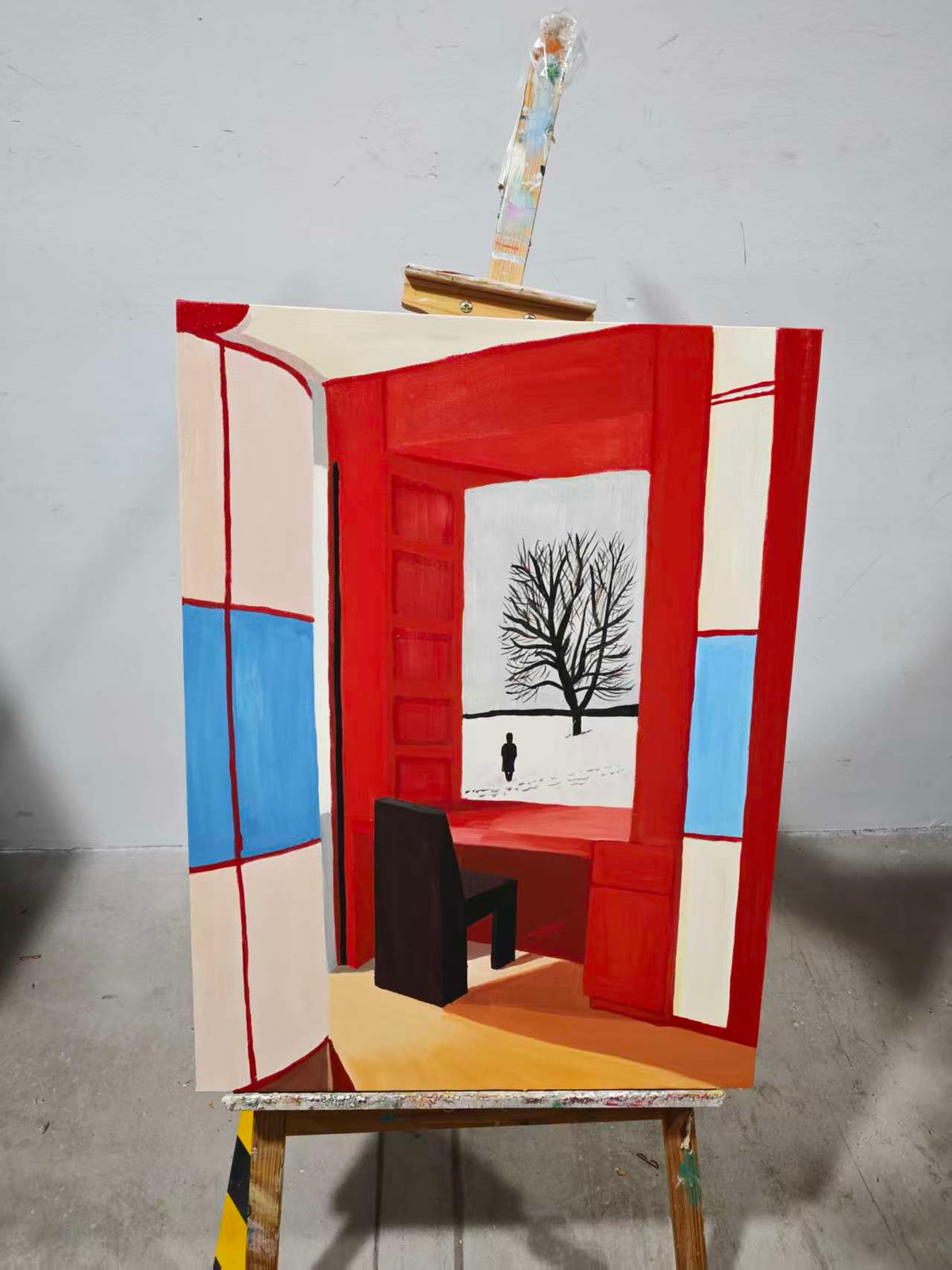 Red Room, Winter Window