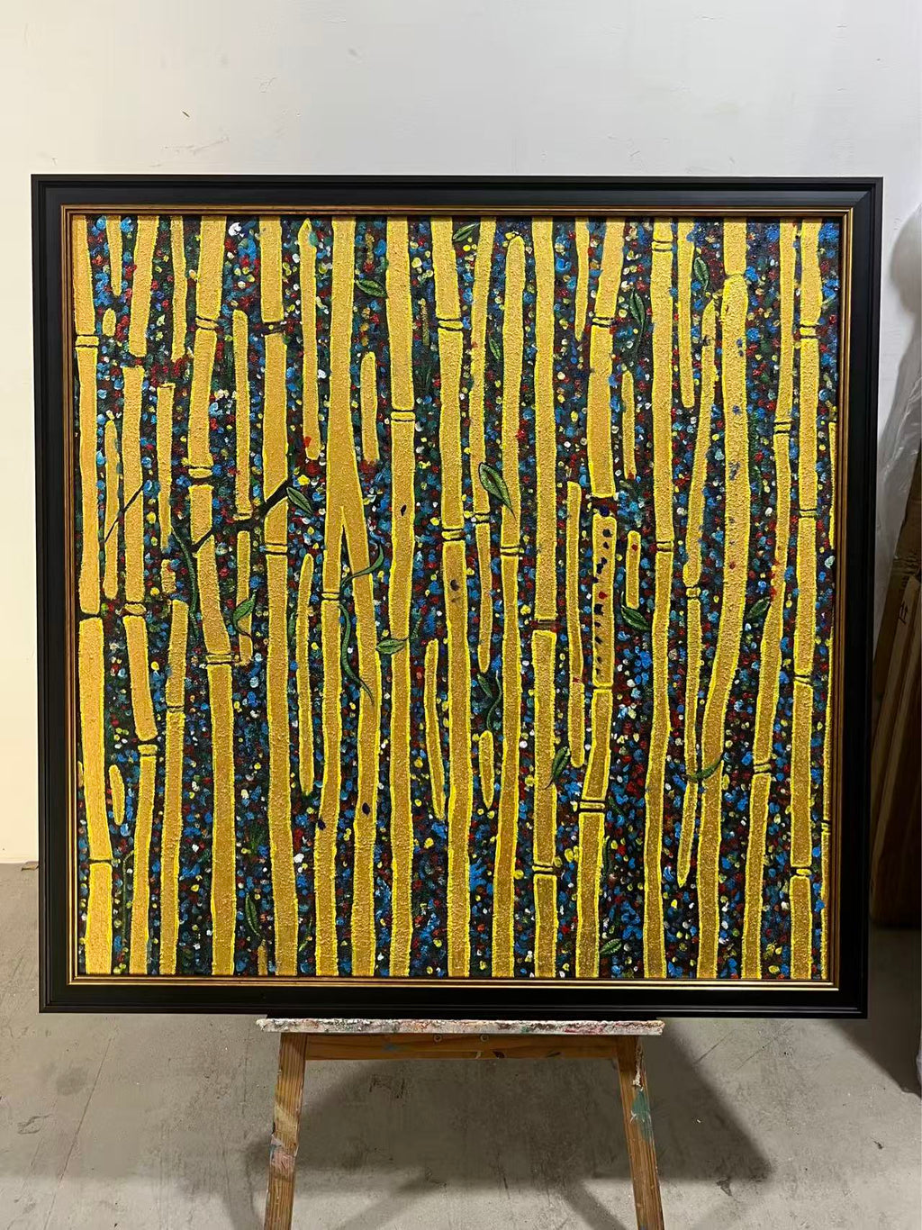 Golden Bamboo Mosaic