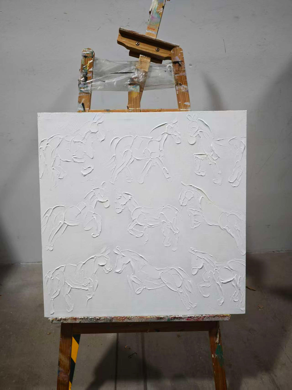 White Horses in Relief