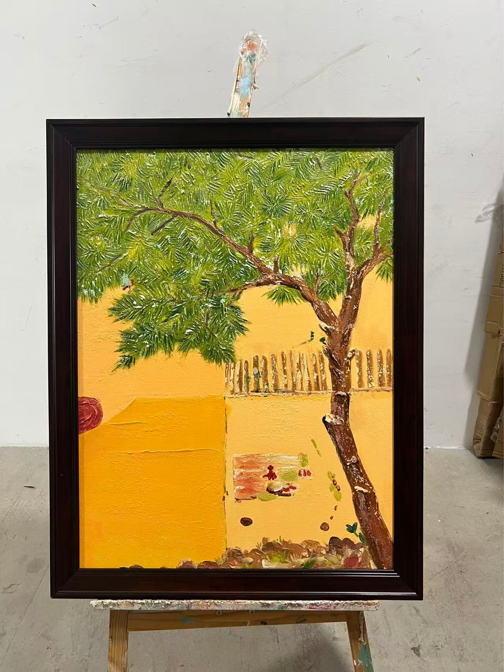 Tree by the Yellow Wall