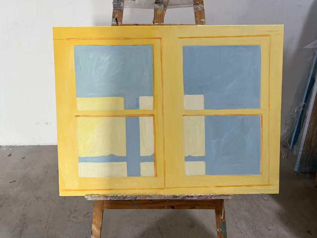 Yellow Window, Blue Sky