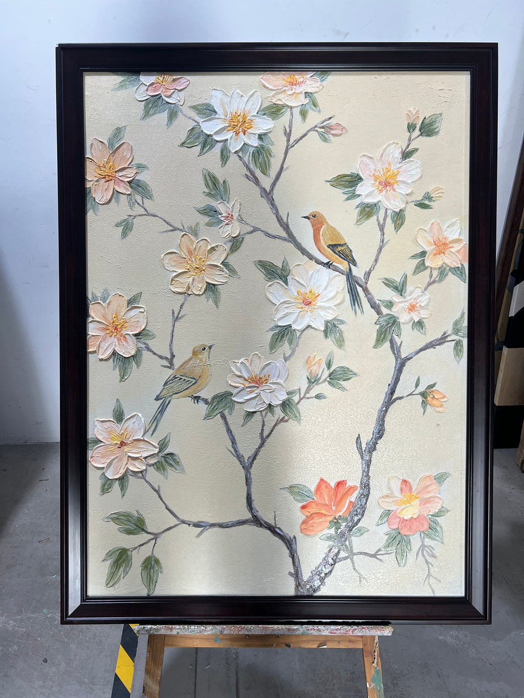 Songbirds on a Blossom Branch