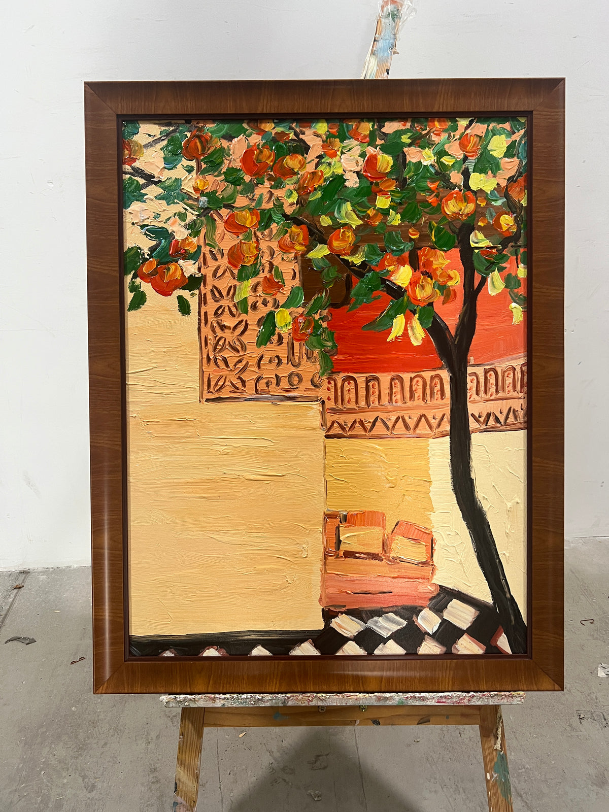 Orange Tree in the Courtyard