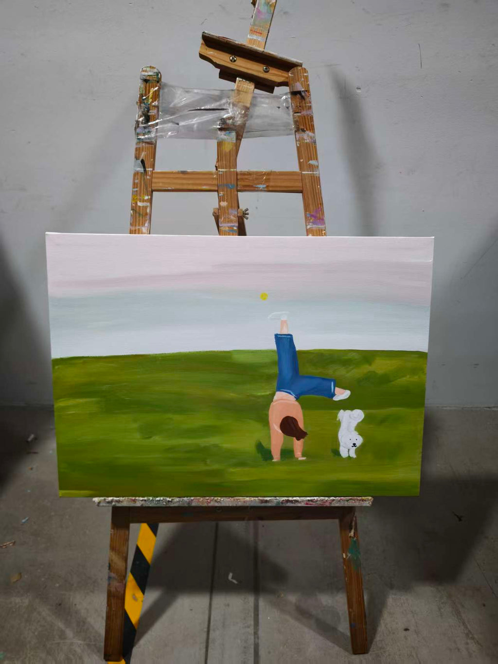 Cartwheel with the Dog