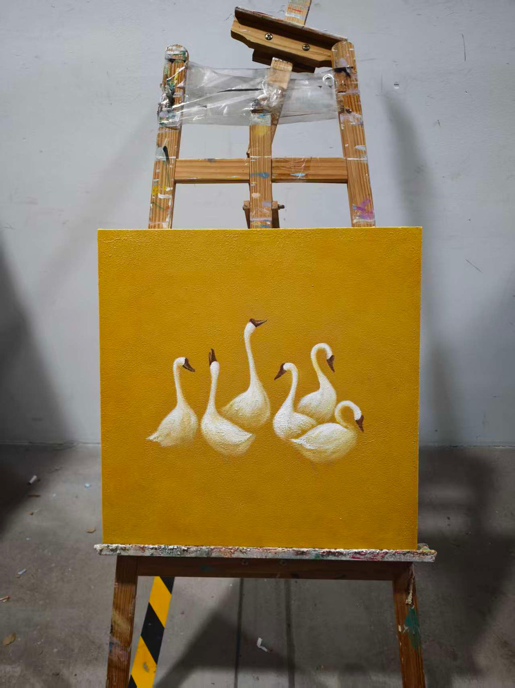 Six White Swans