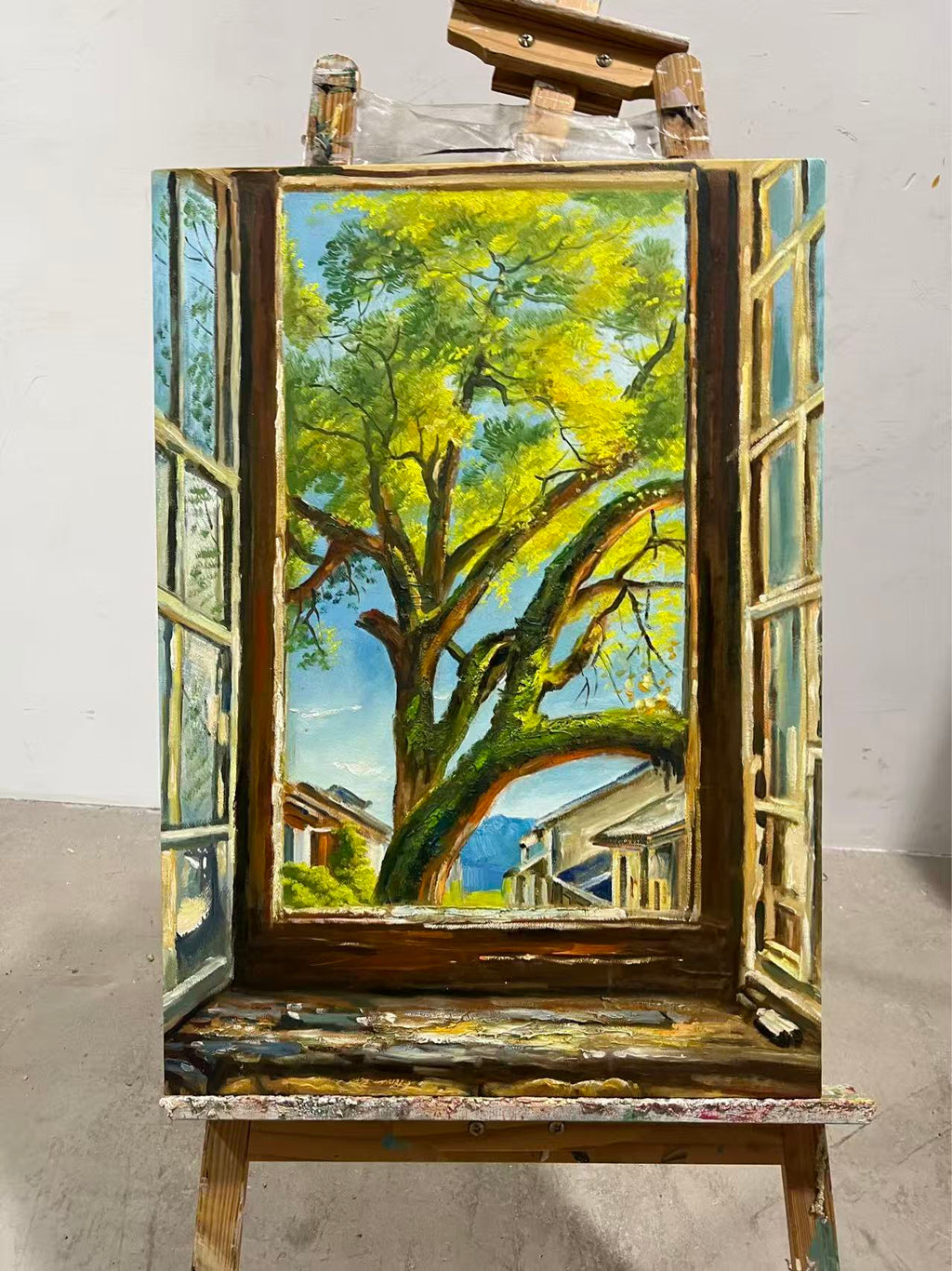 Window onto the Old Tree