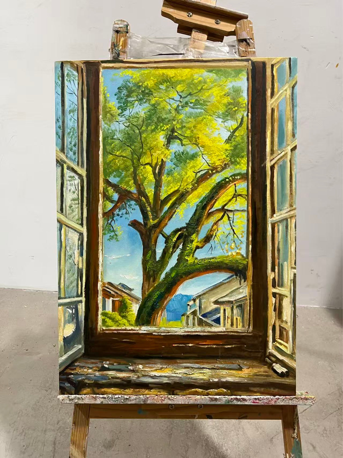 Window onto the Old Tree