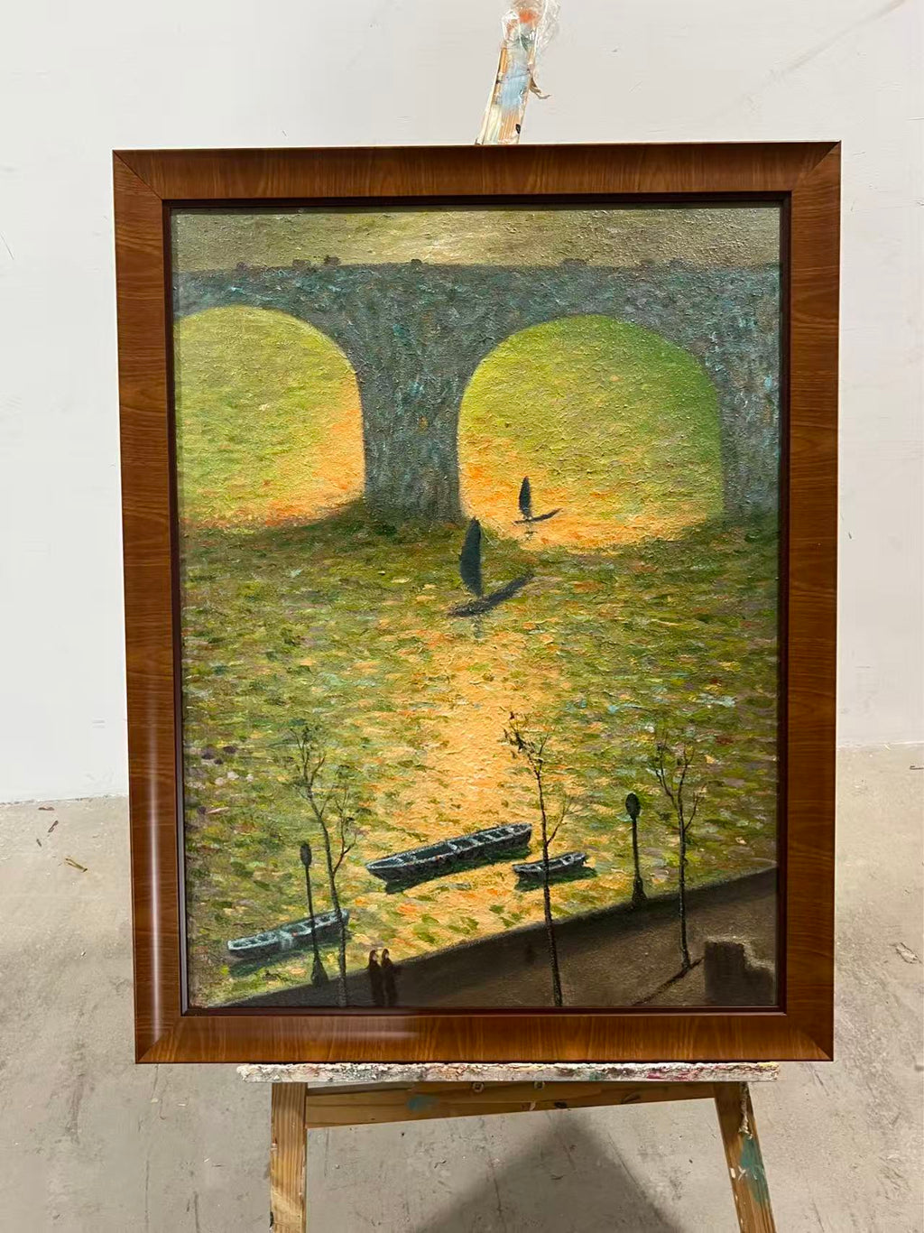 Sunset Under the Bridge