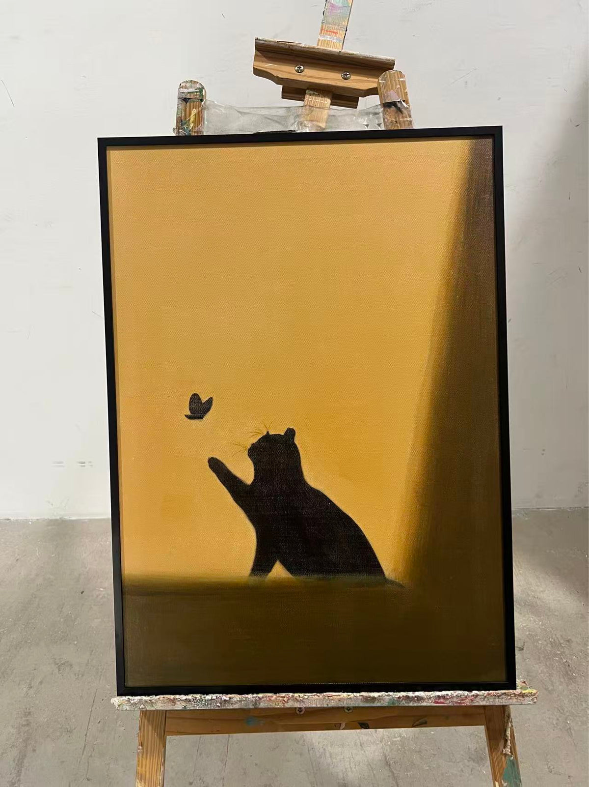 Cat and Butterfly Shadow