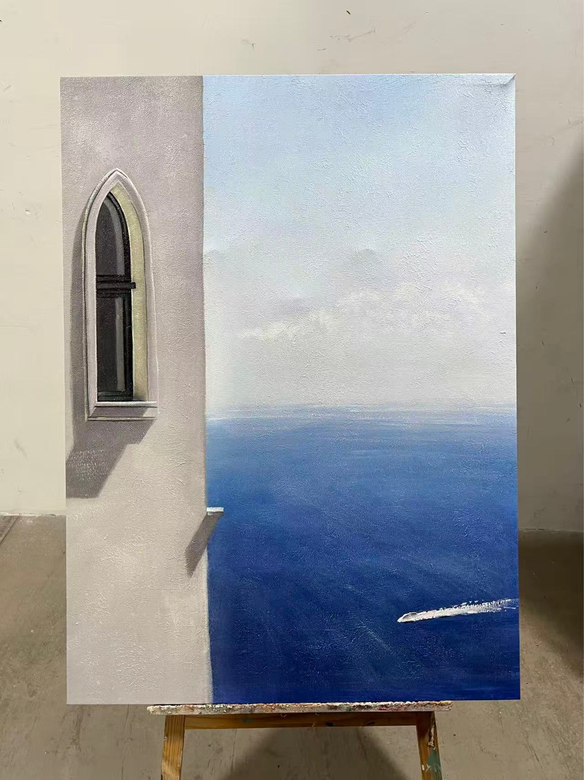 Window above the Amalfi Sea