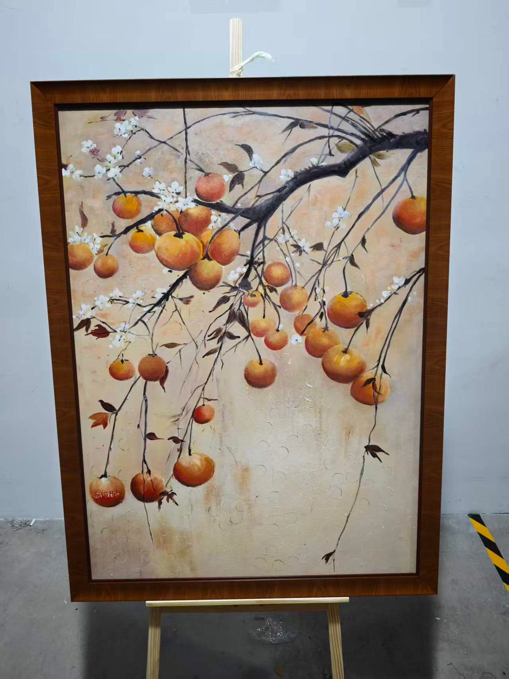 Persimmons on an Old Branch